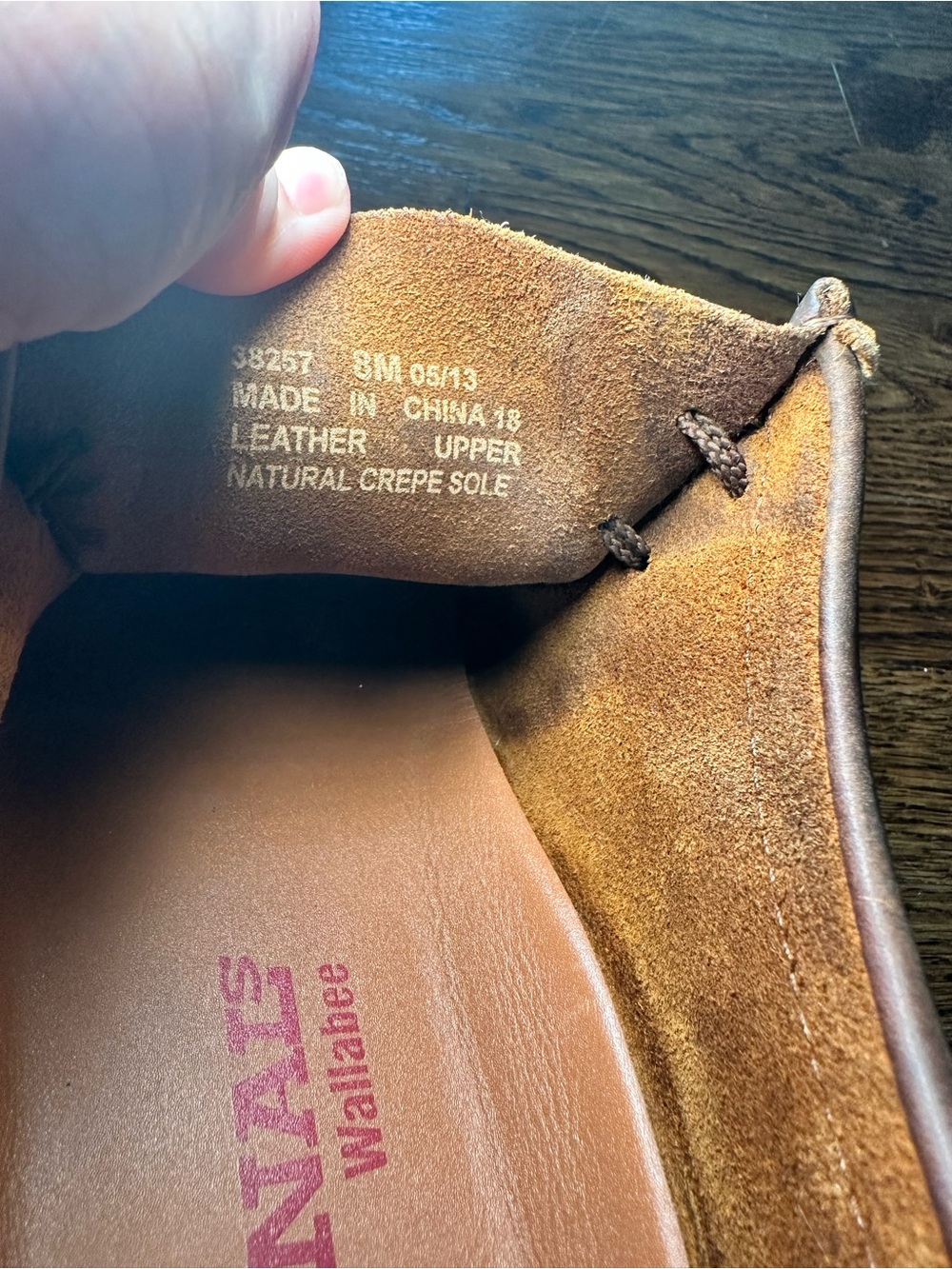 Men’s Clarks Originals Wallabee Brown Leather - Picture 11 of 12